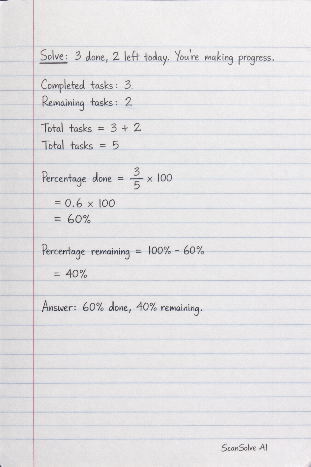 Handwritten step-by-step solution preview