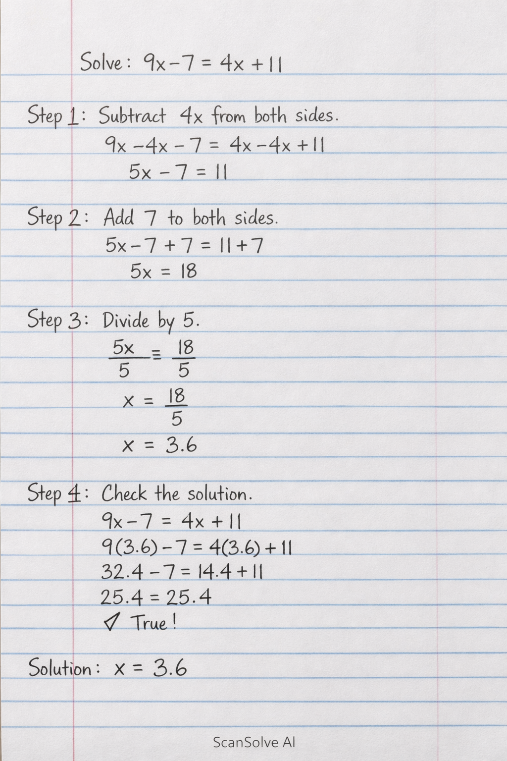 Handwritten step-by-step solution preview