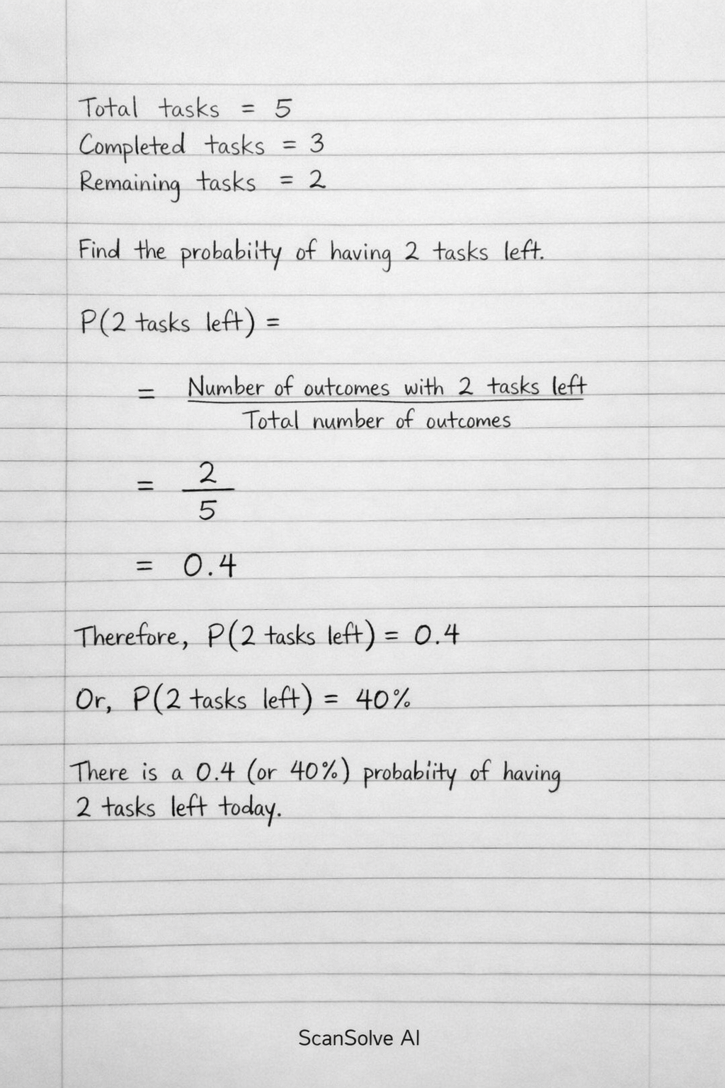 Handwritten step-by-step solution preview