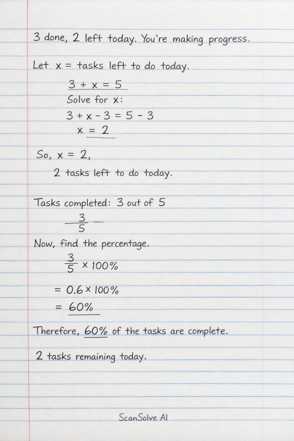 Handwritten step-by-step solution preview