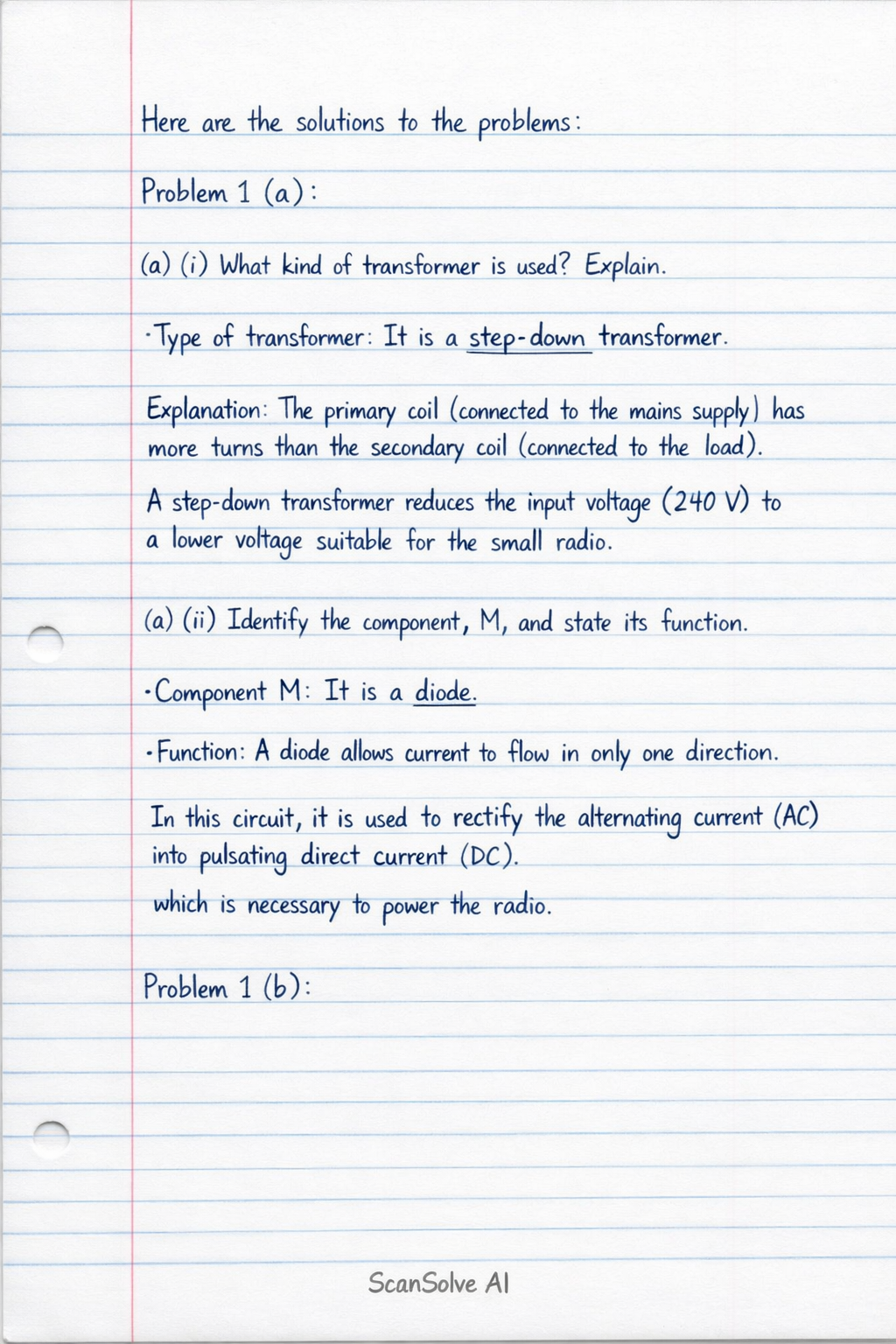Handwritten step-by-step solution preview