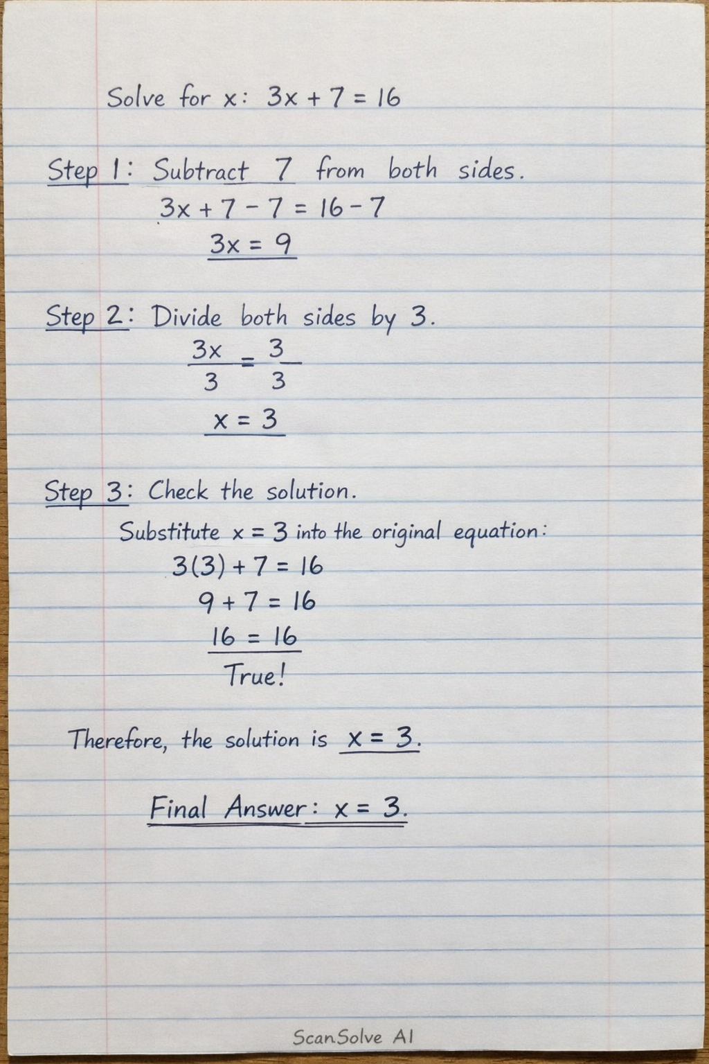 Handwritten step-by-step solution preview