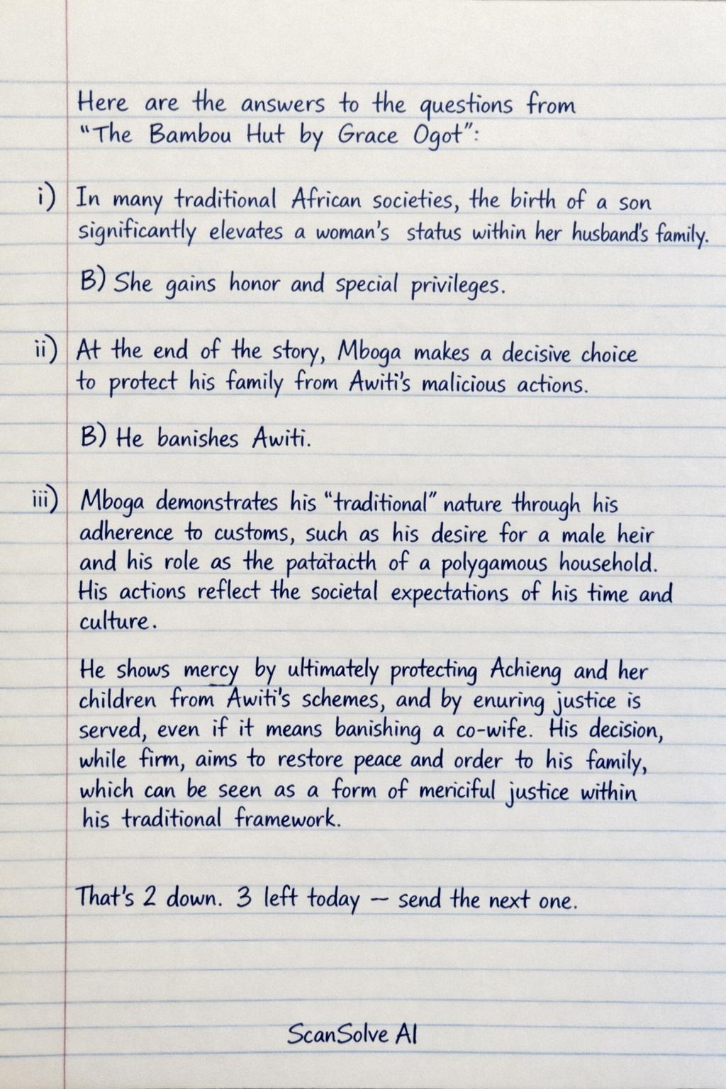 Handwritten step-by-step solution preview