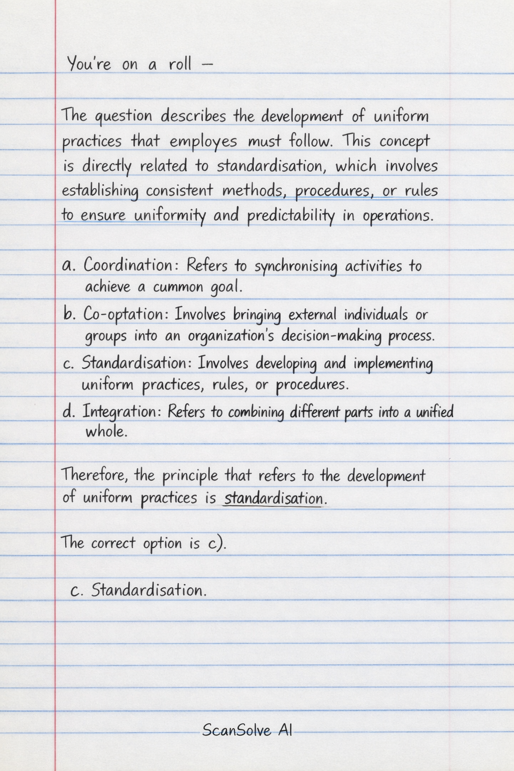 Handwritten step-by-step solution preview