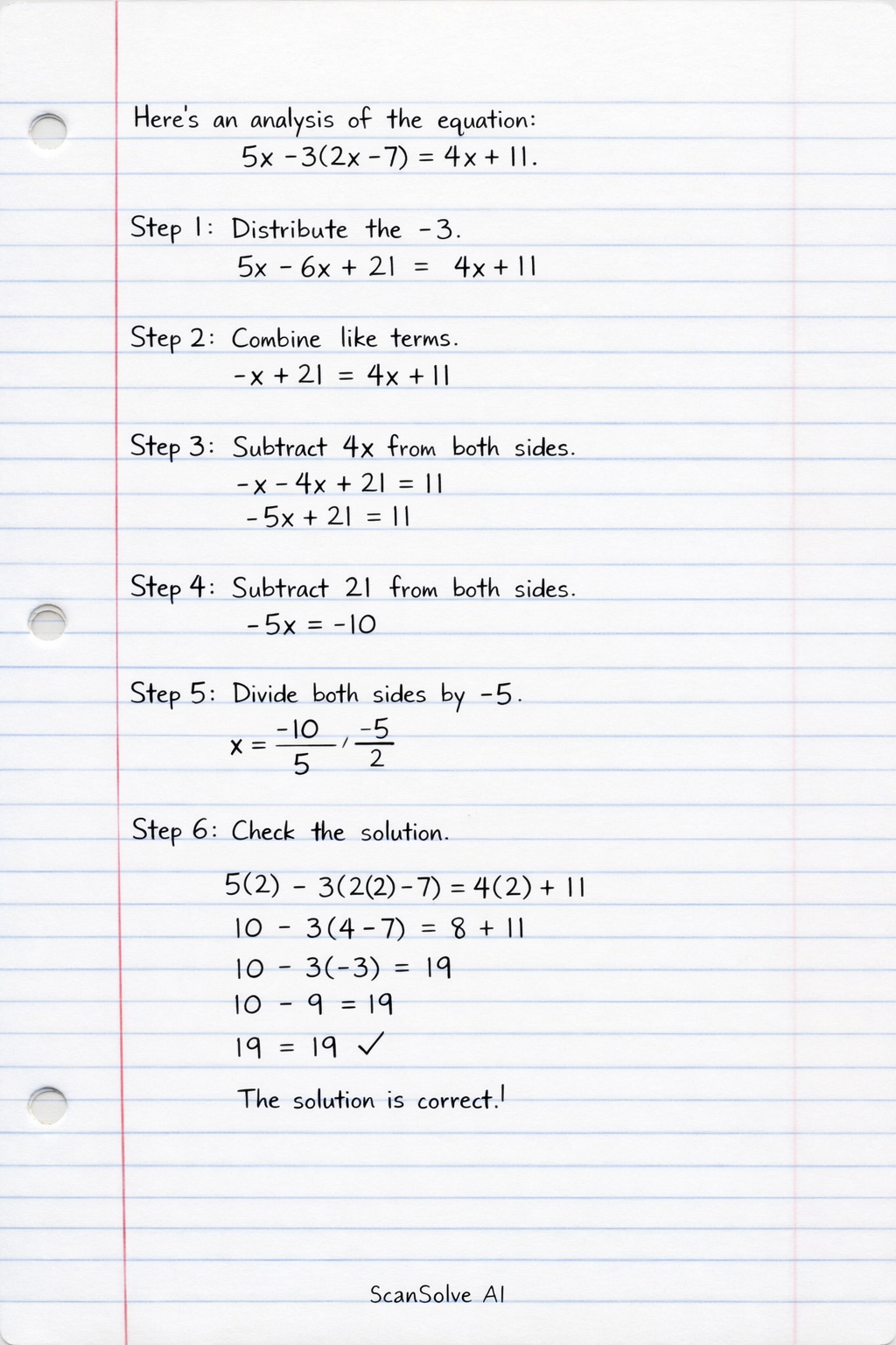 Handwritten step-by-step solution preview