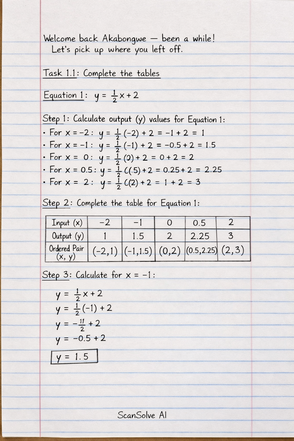 Handwritten step-by-step solution preview