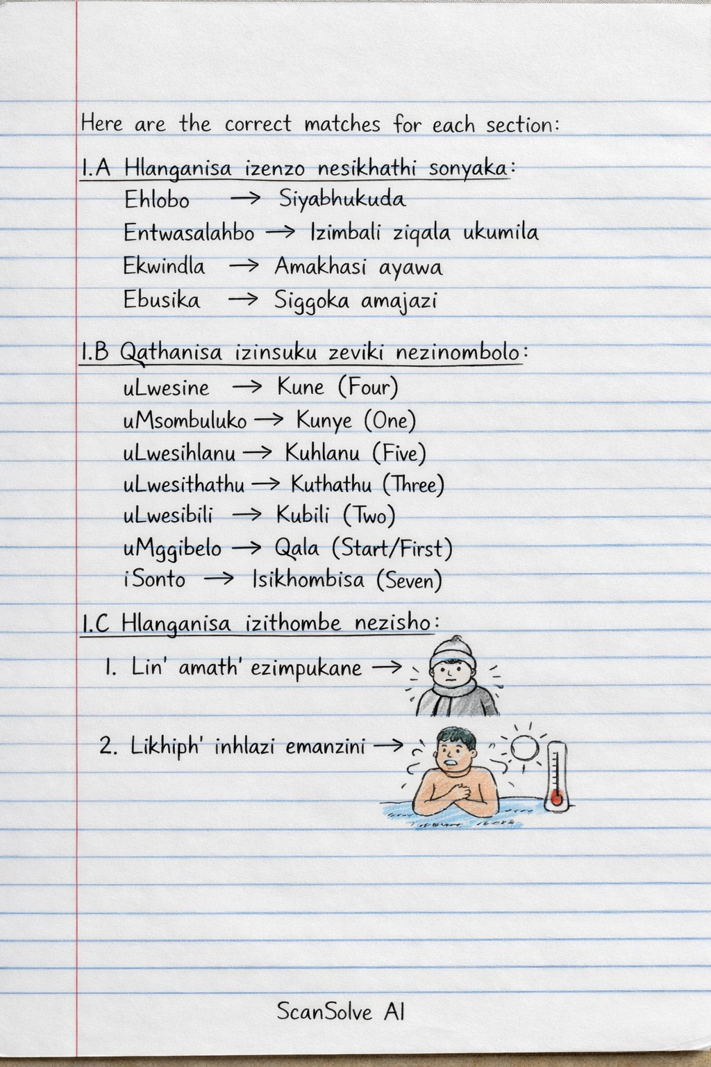 Handwritten step-by-step solution preview