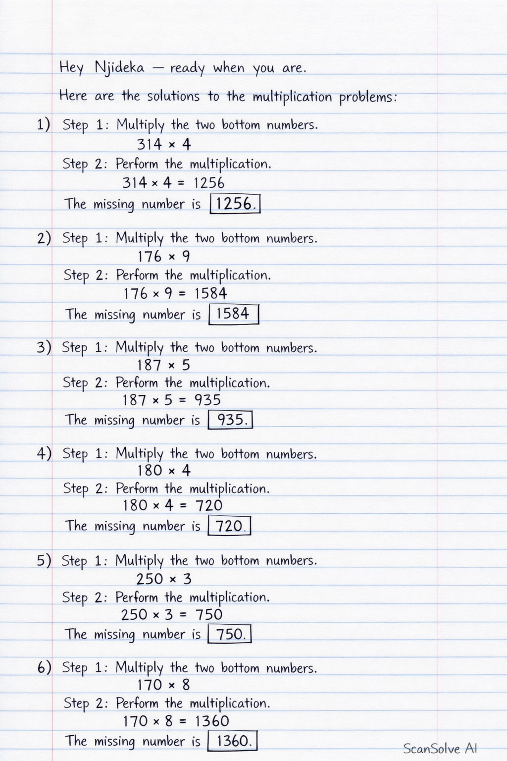 Handwritten step-by-step solution preview