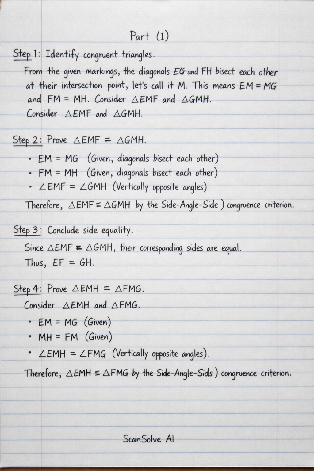 Handwritten step-by-step solution preview
