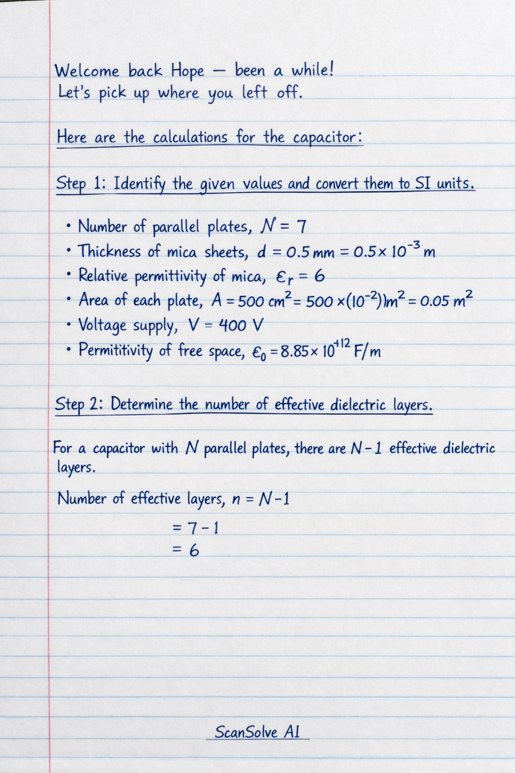 Handwritten step-by-step solution preview