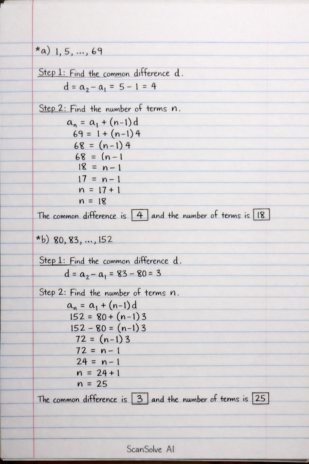 Handwritten step-by-step solution preview
