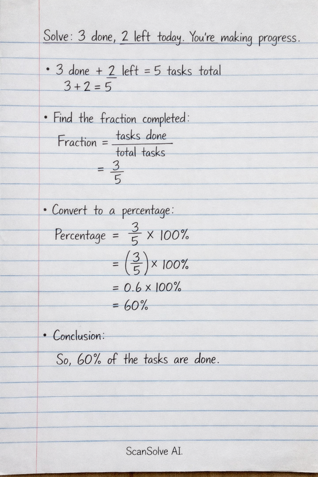 Handwritten step-by-step solution preview