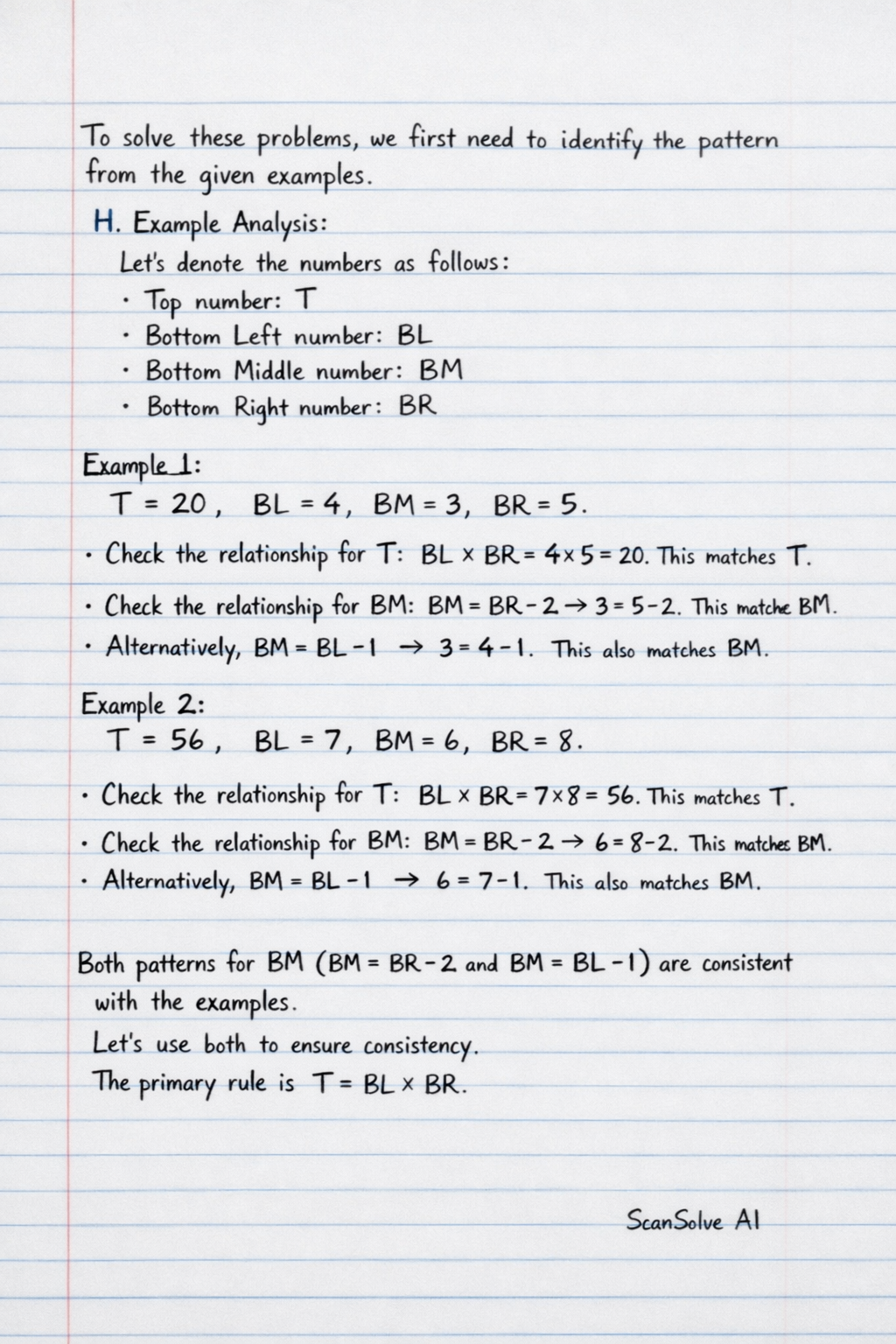 Handwritten step-by-step solution preview