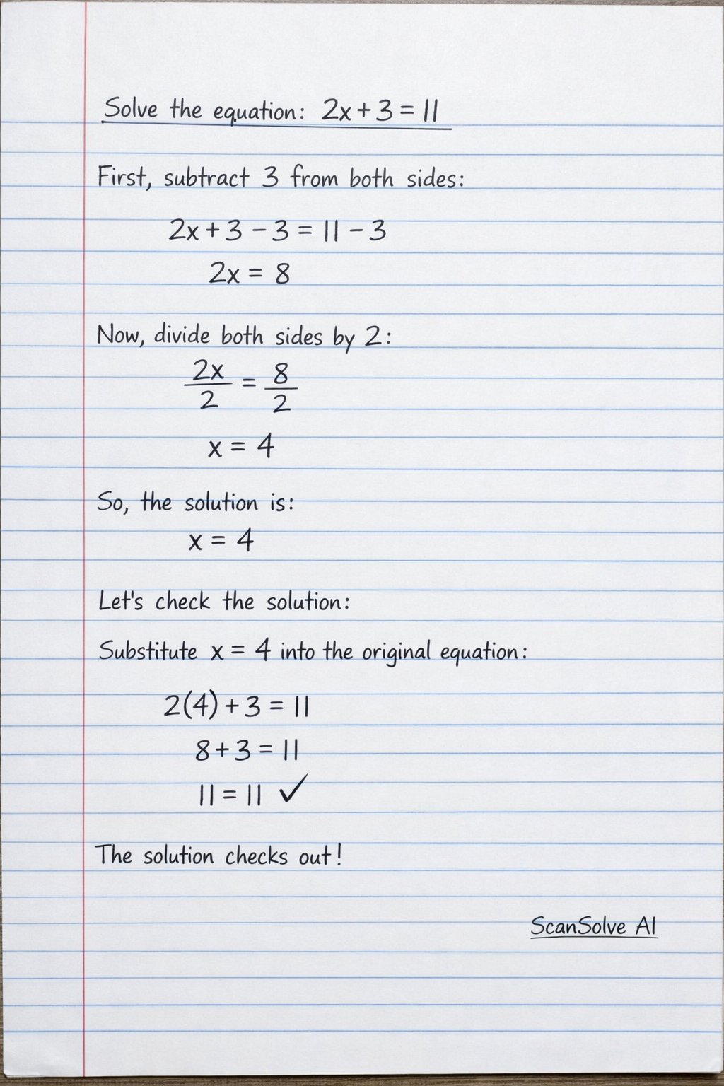 Handwritten step-by-step solution preview