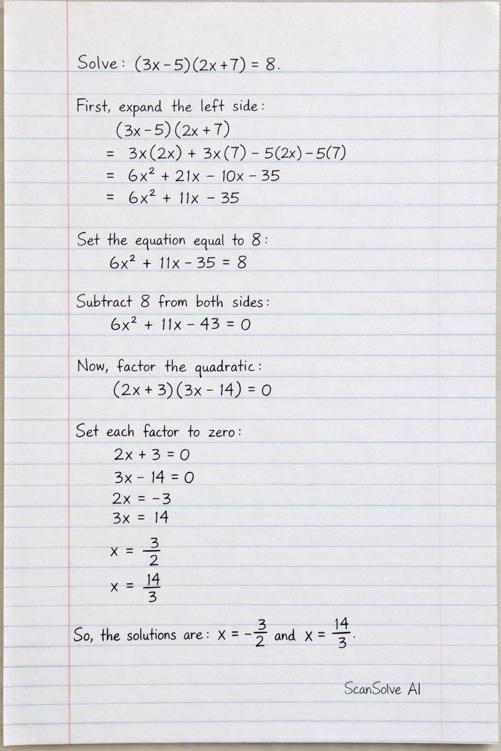 Handwritten step-by-step solution preview