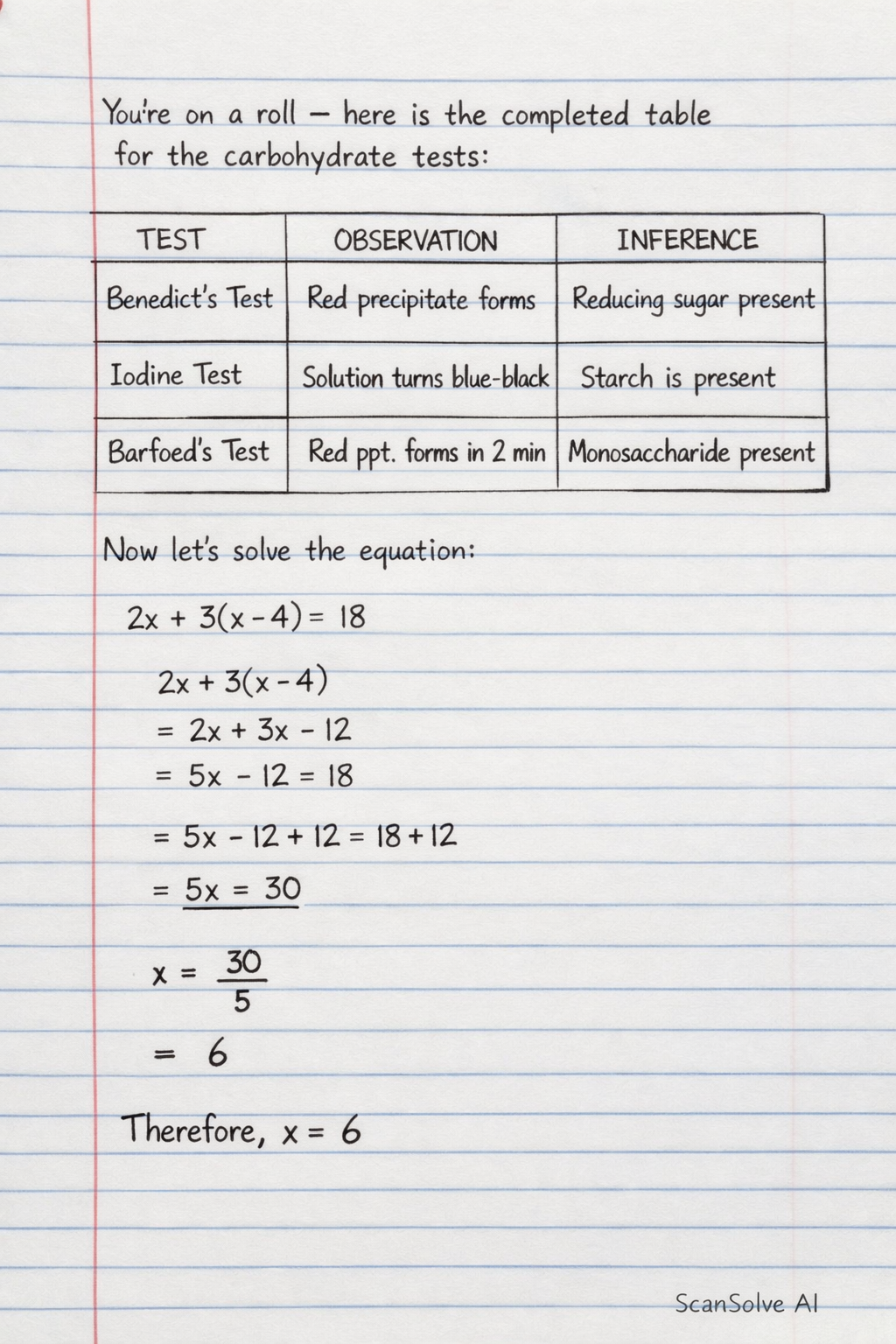 Handwritten step-by-step solution preview
