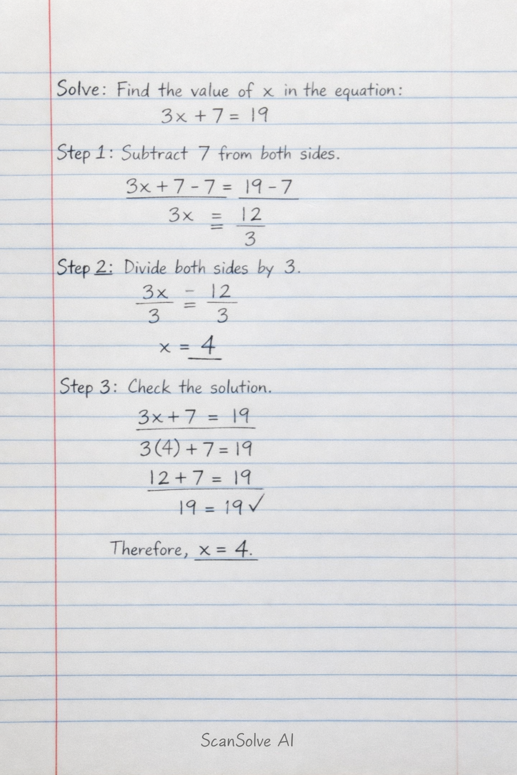Handwritten step-by-step solution preview