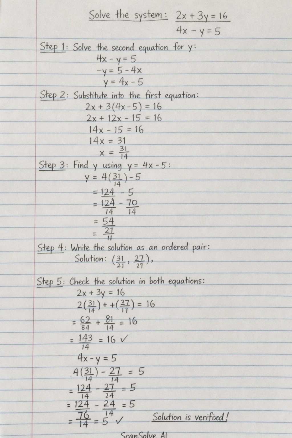 Handwritten step-by-step solution preview
