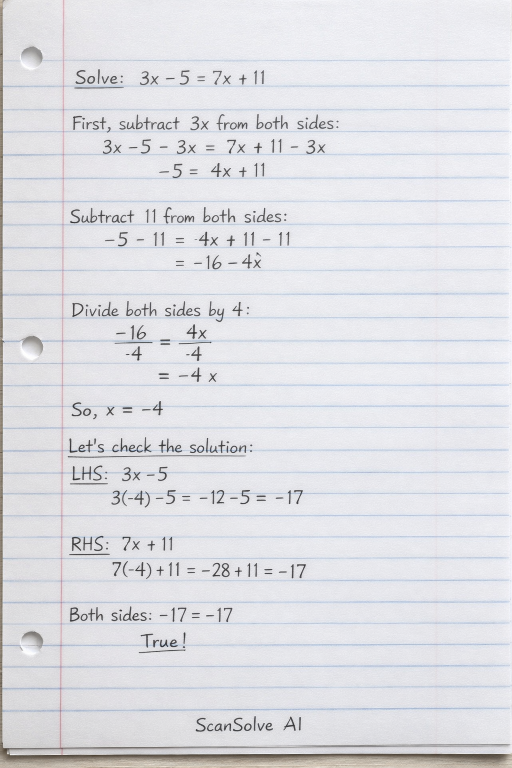 Handwritten step-by-step solution preview