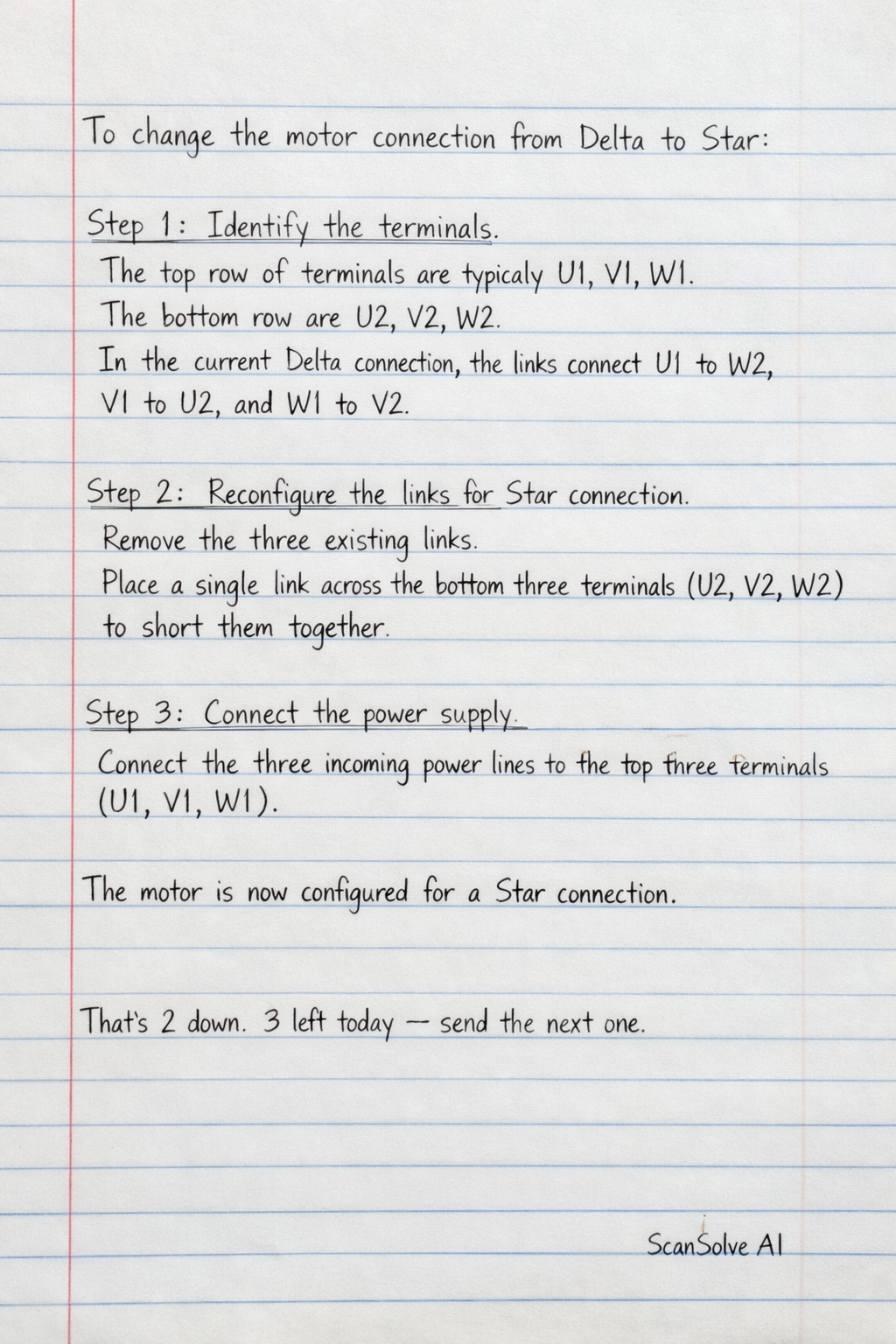 Handwritten step-by-step solution preview