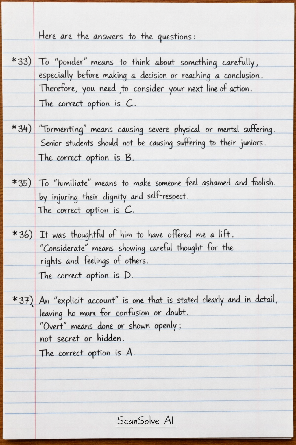 Handwritten step-by-step solution preview