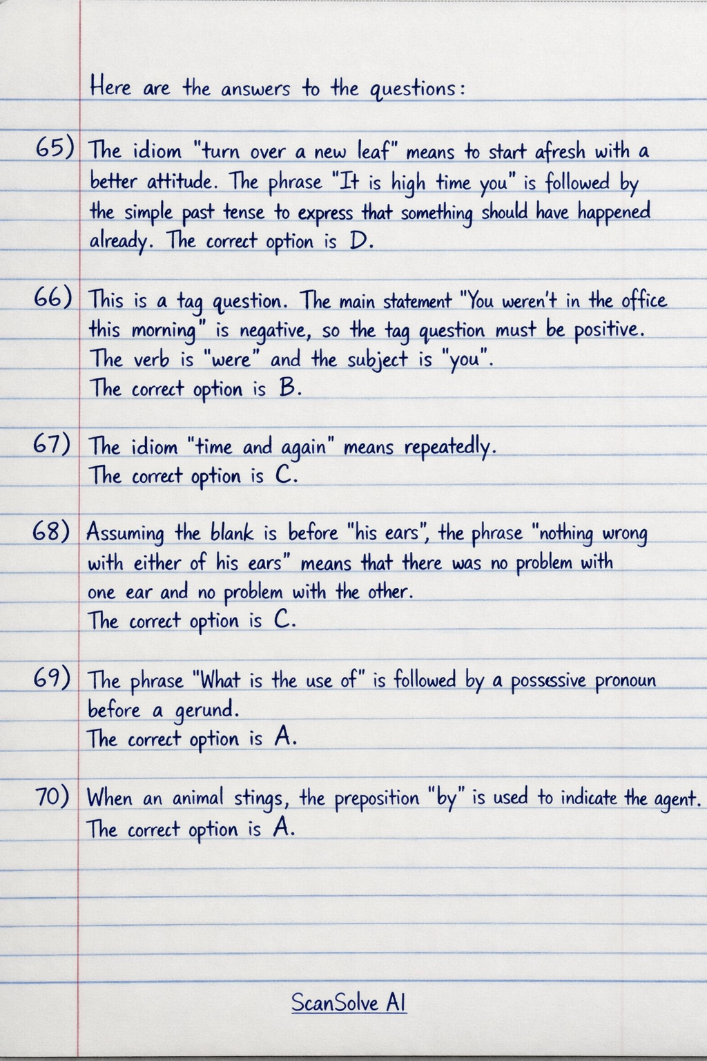 Handwritten step-by-step solution preview