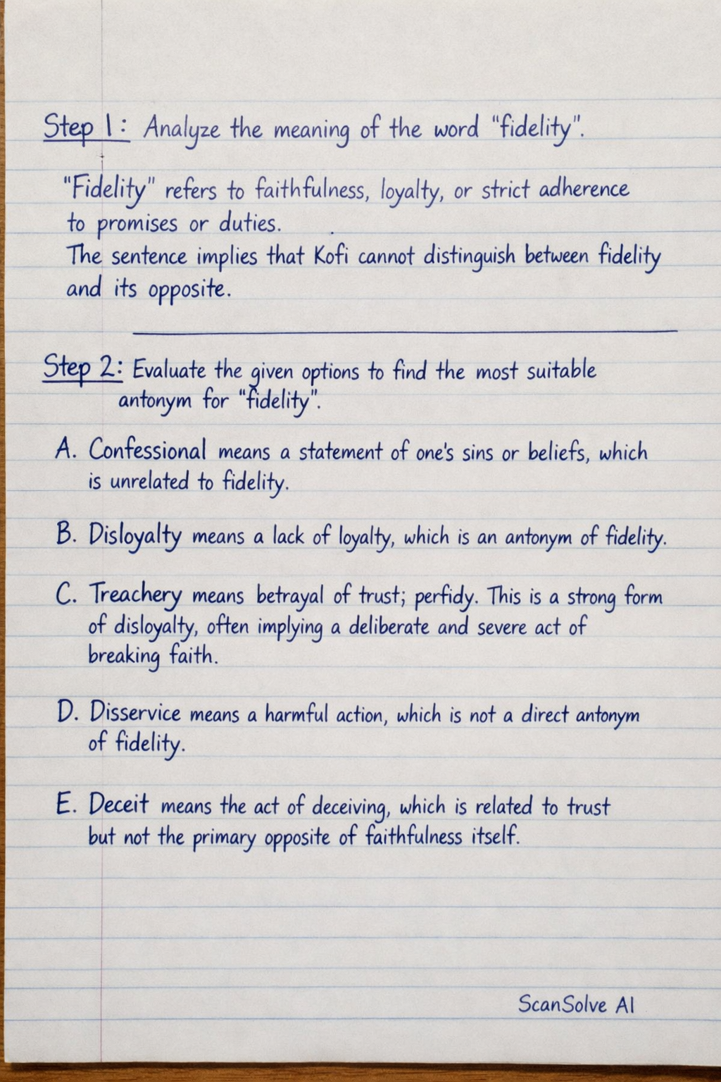 Handwritten step-by-step solution preview