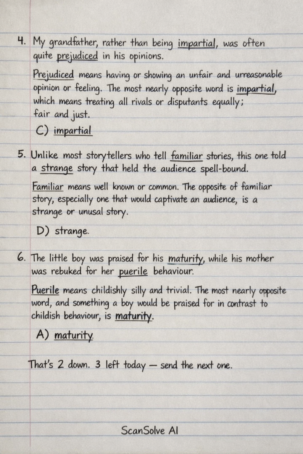 Handwritten step-by-step solution preview
