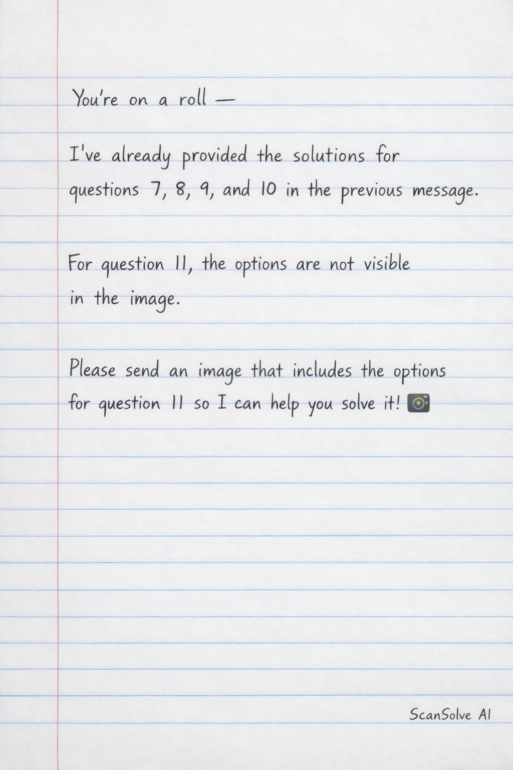 Handwritten step-by-step solution preview
