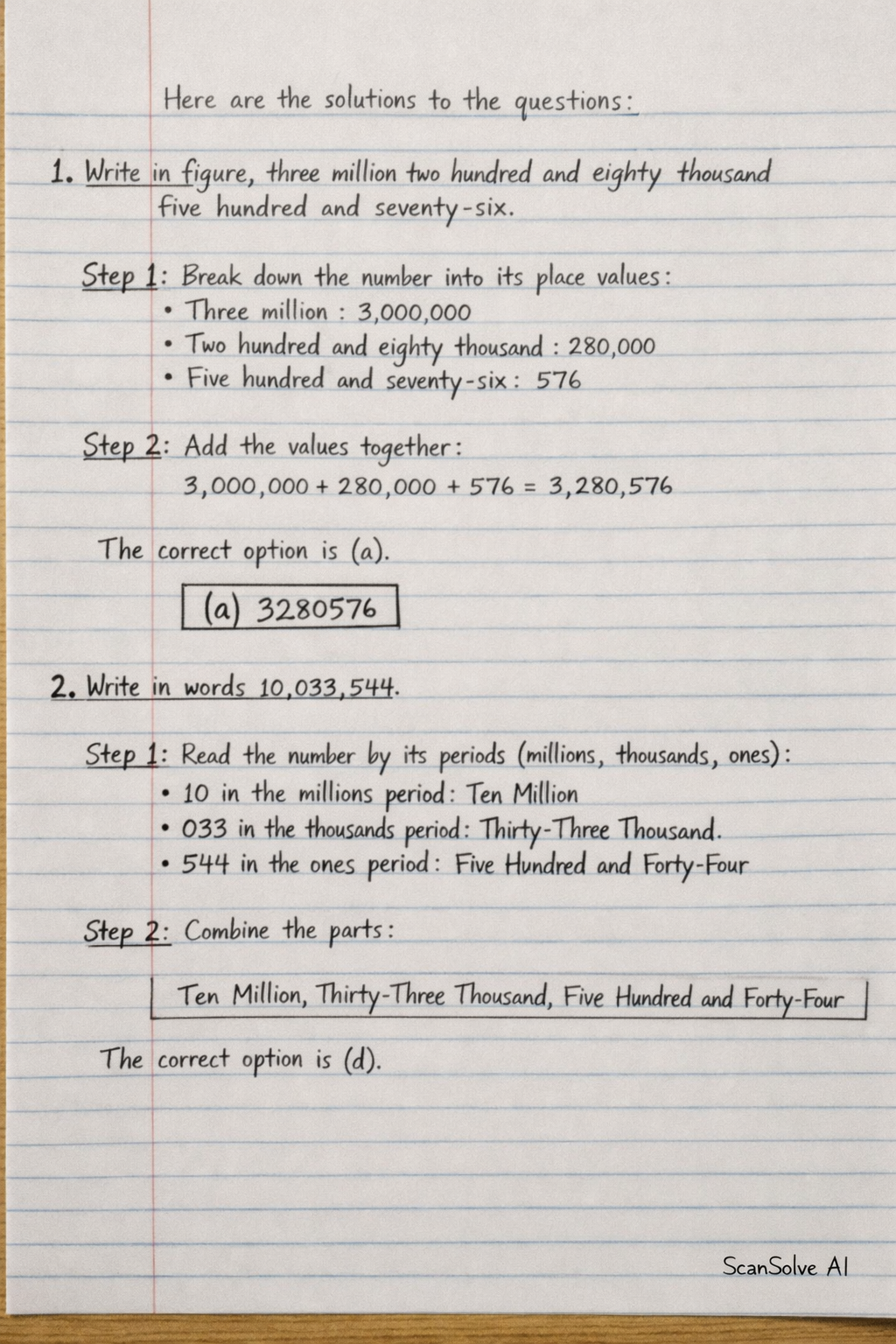 Handwritten step-by-step solution preview