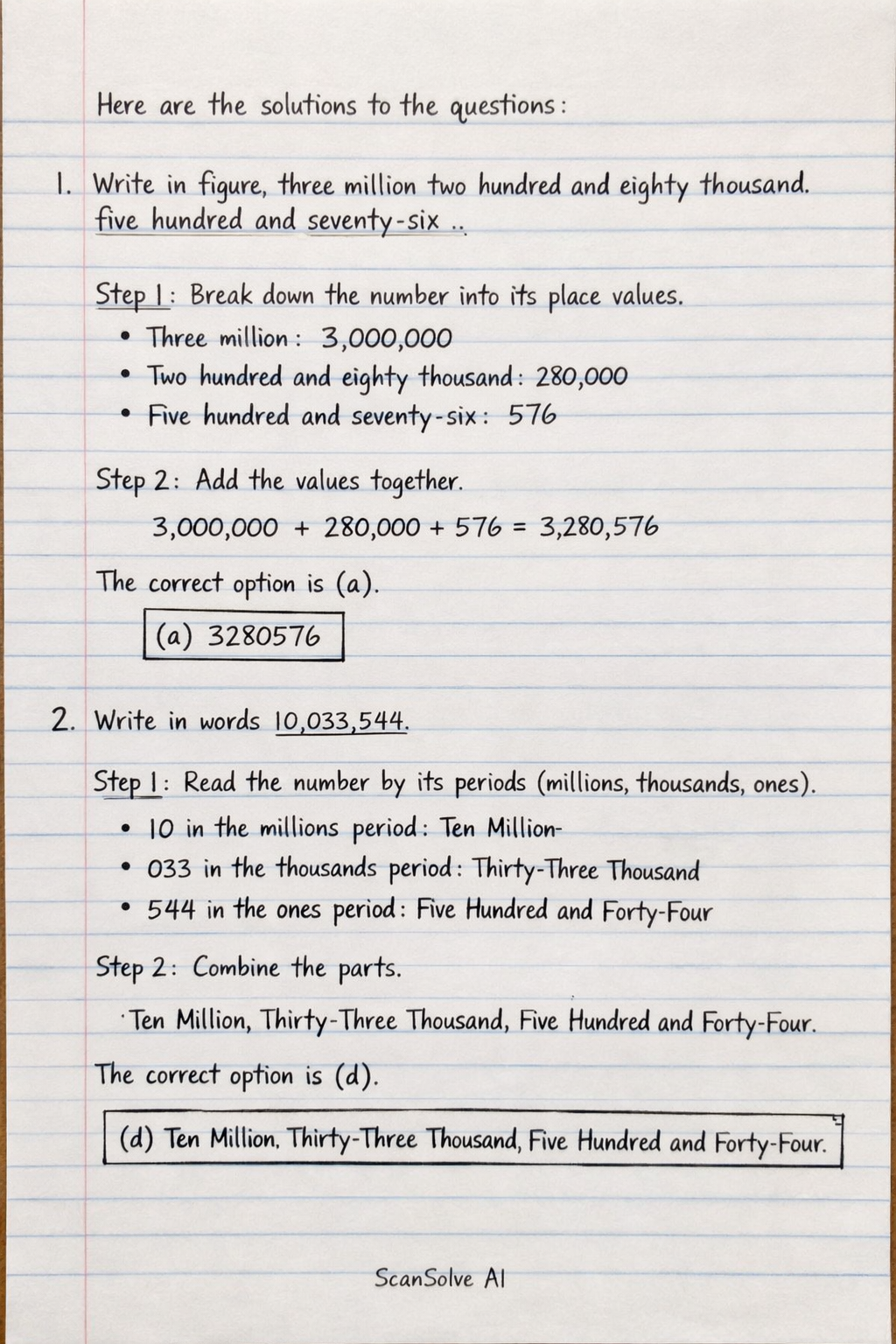 Handwritten step-by-step solution preview