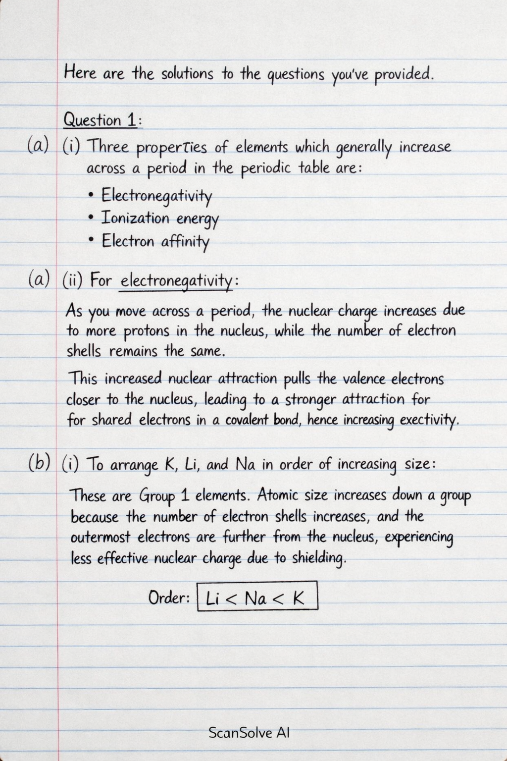 Handwritten step-by-step solution preview