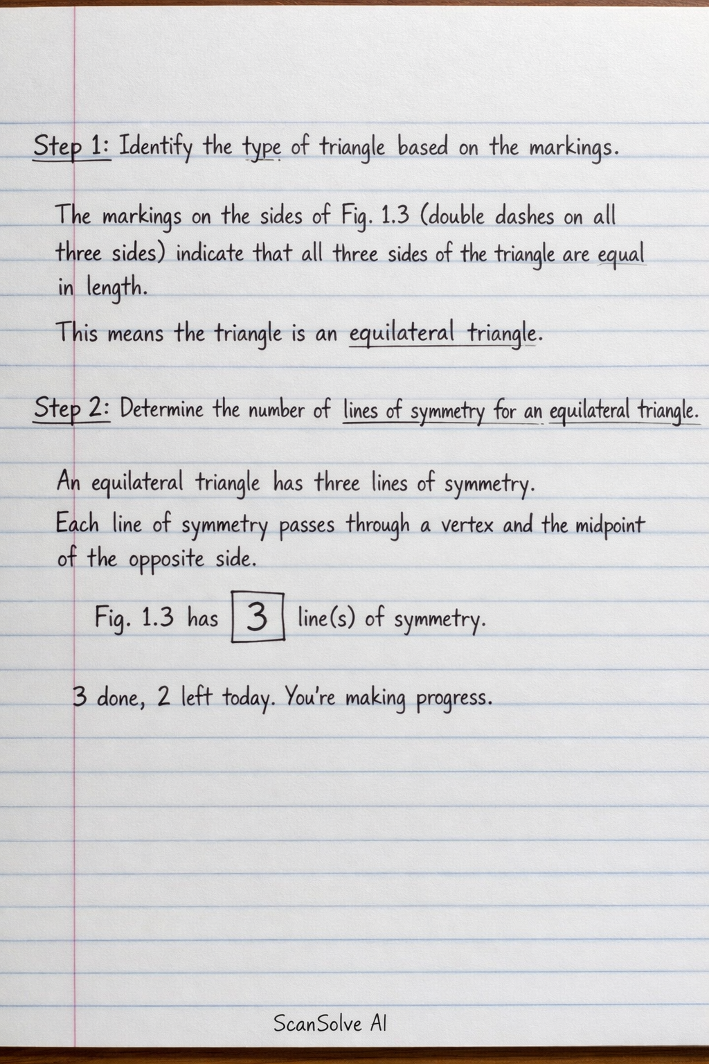 Handwritten step-by-step solution preview