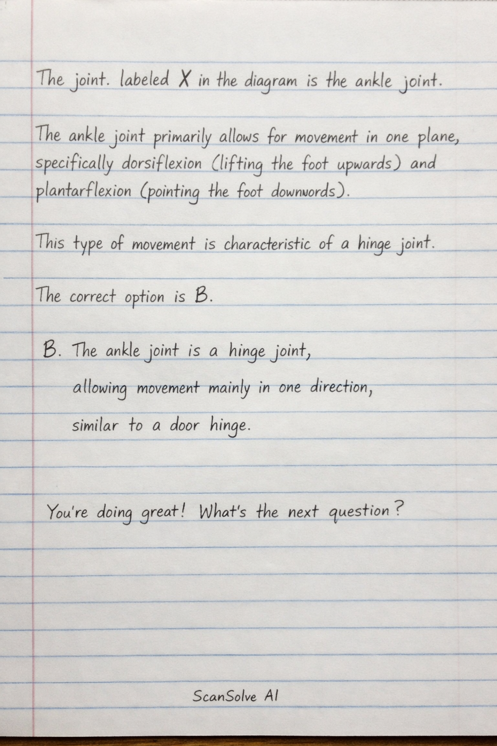 Handwritten step-by-step solution preview