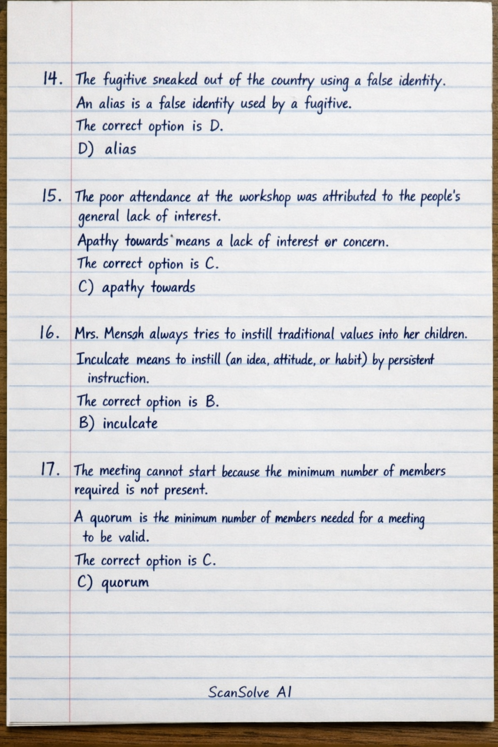 Handwritten step-by-step solution preview