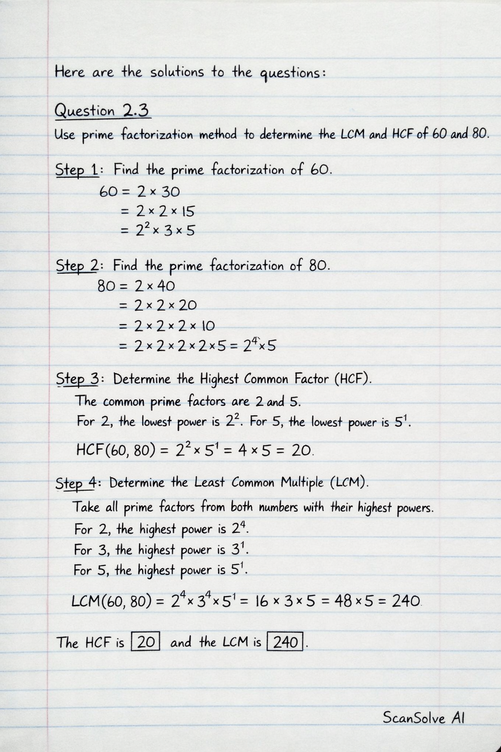 Handwritten step-by-step solution preview