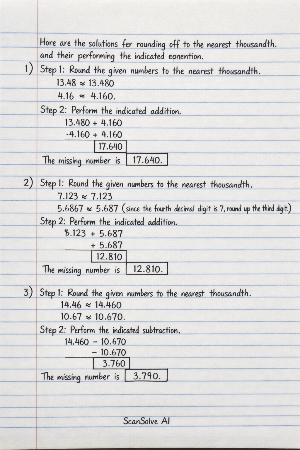 Handwritten step-by-step solution preview