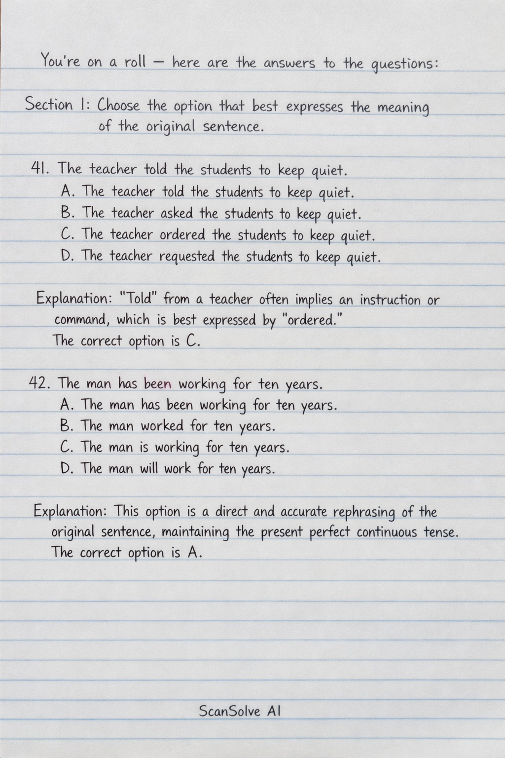 Handwritten step-by-step solution preview