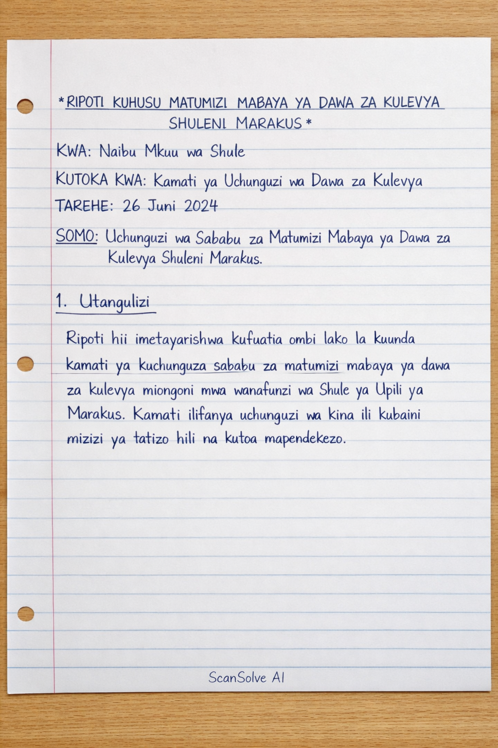 Handwritten step-by-step solution preview