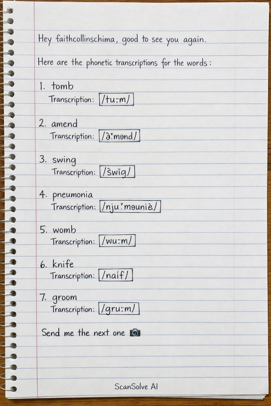 Handwritten step-by-step solution preview