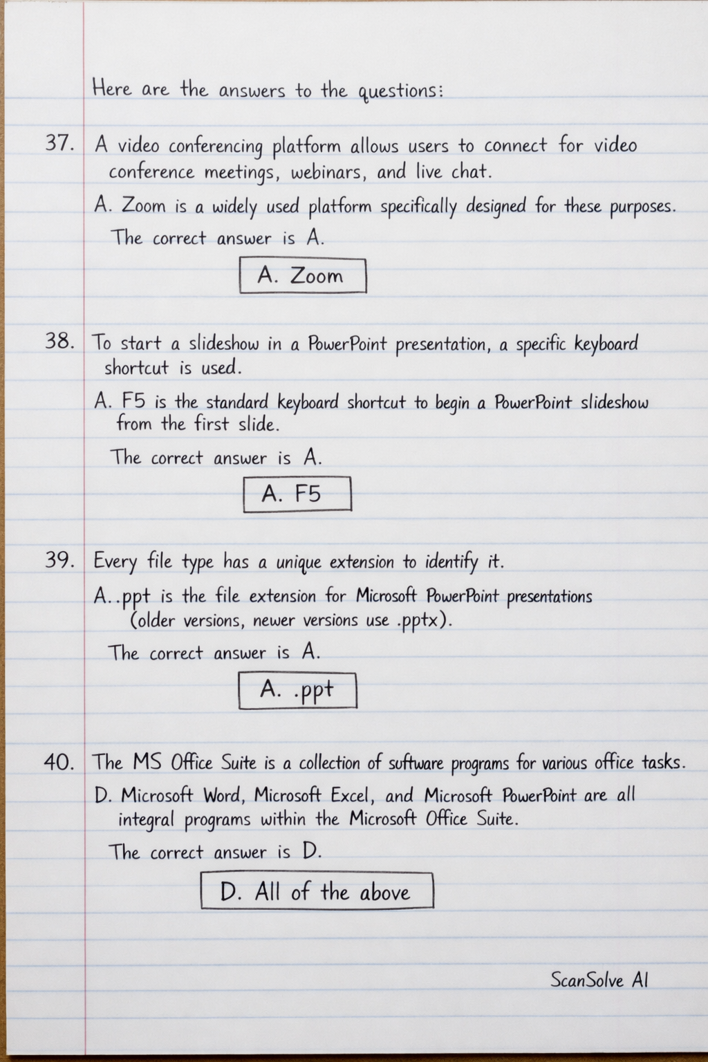 Handwritten step-by-step solution preview