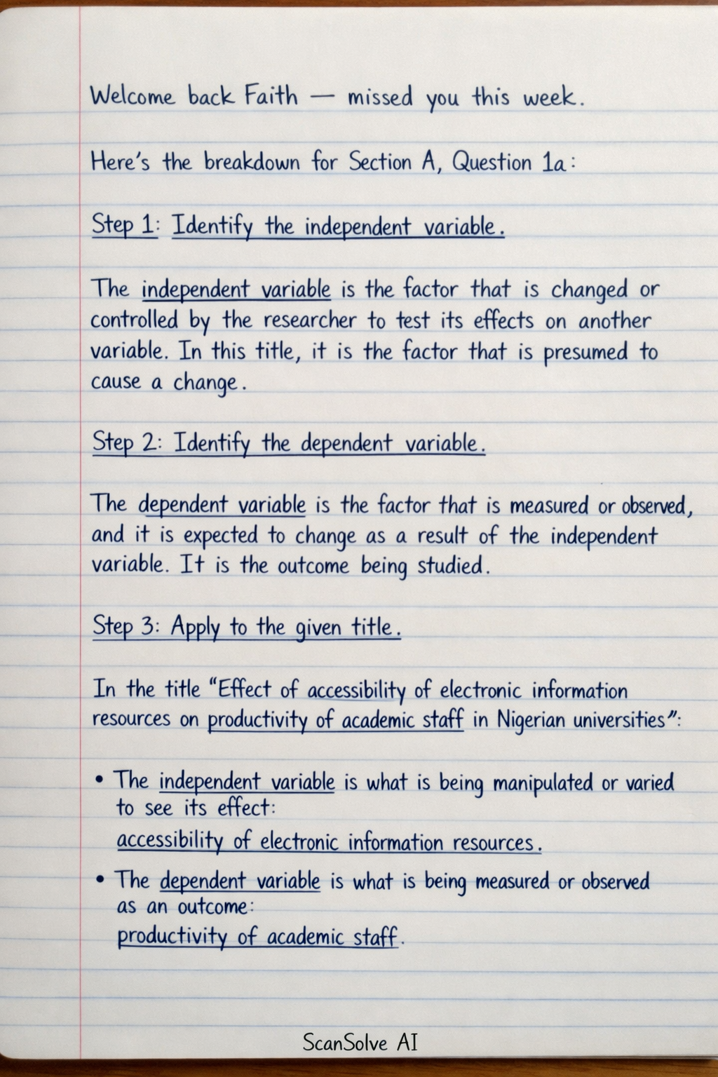 Handwritten step-by-step solution preview