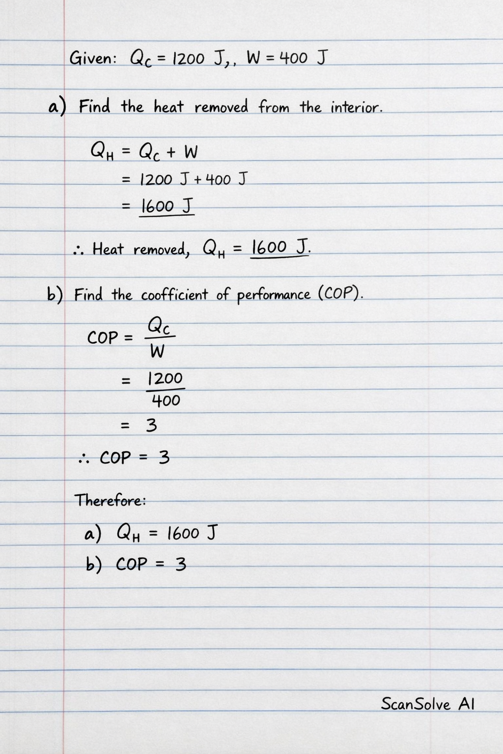 Handwritten step-by-step solution preview