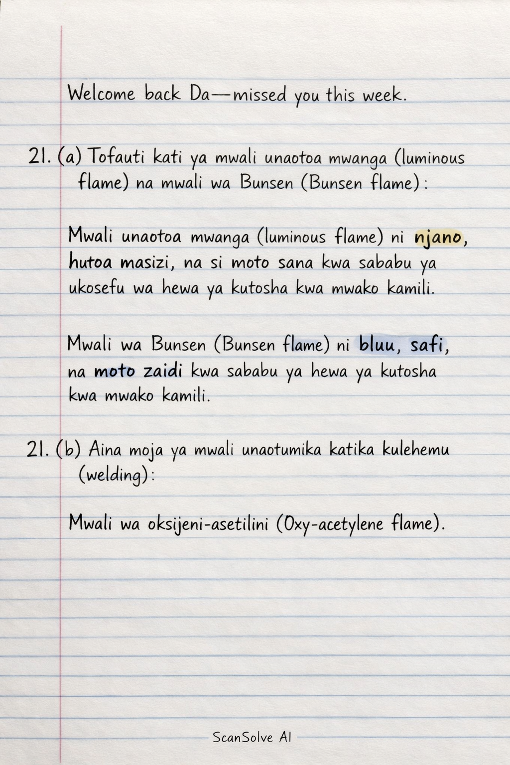 Handwritten step-by-step solution preview