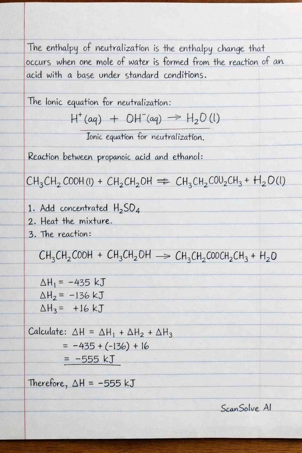 Handwritten step-by-step solution preview