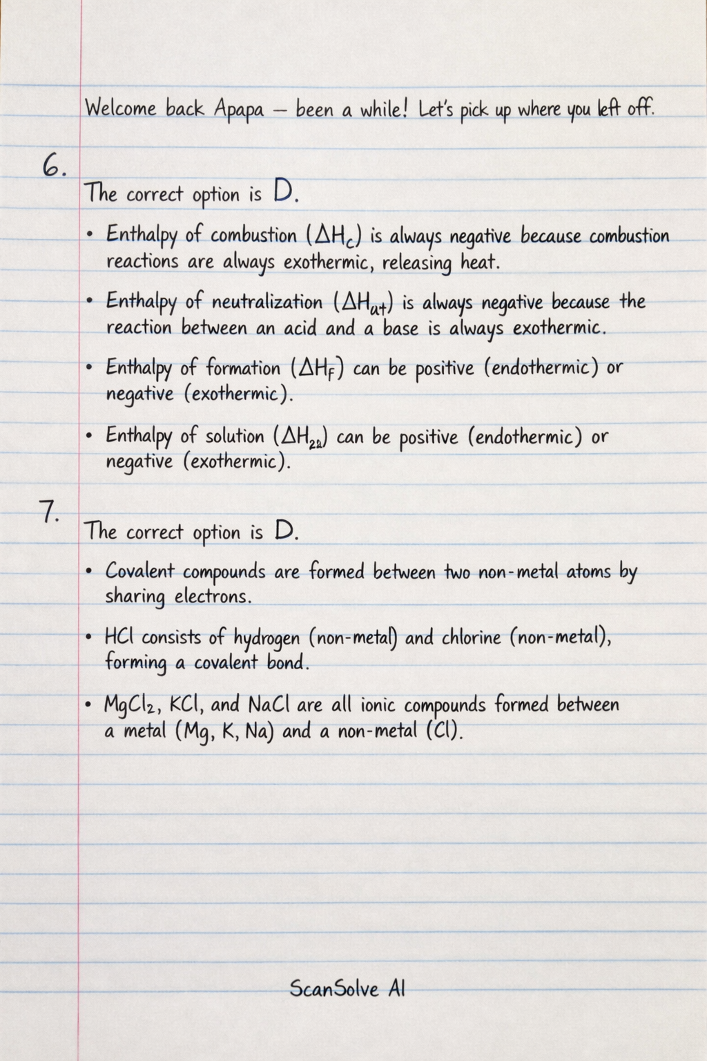 Handwritten step-by-step solution preview