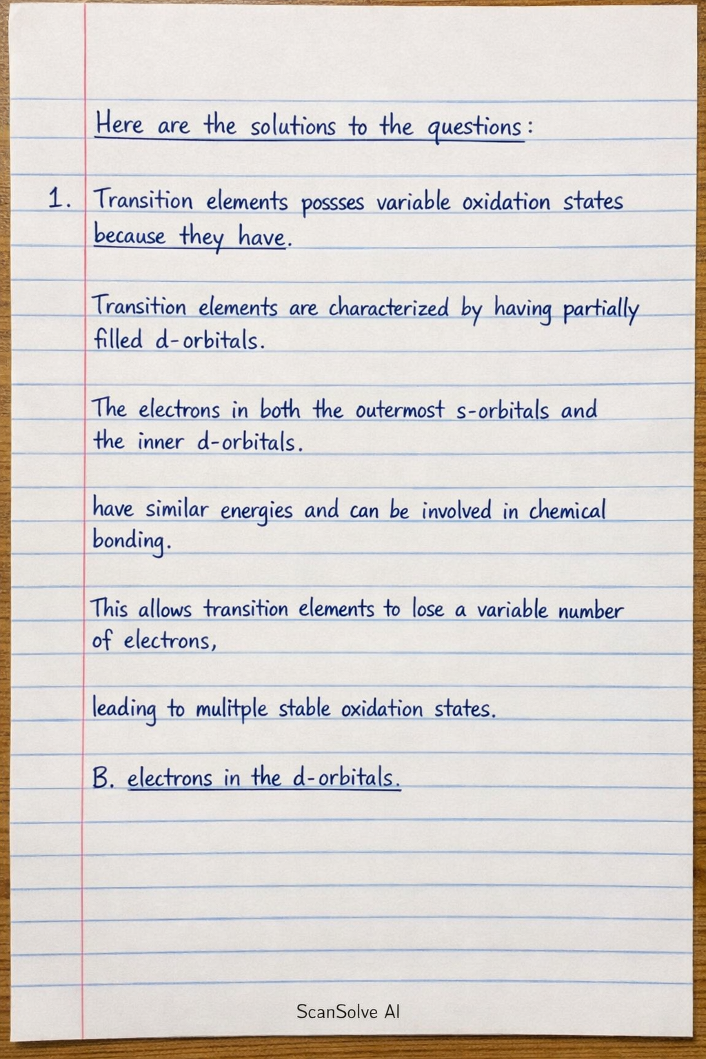 Handwritten step-by-step solution preview