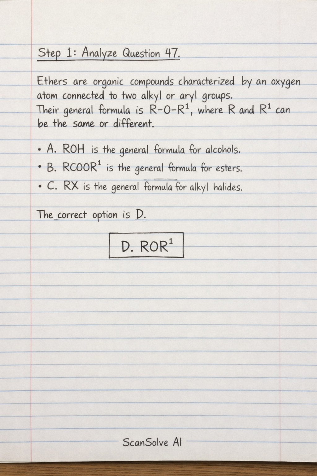 Handwritten step-by-step solution preview