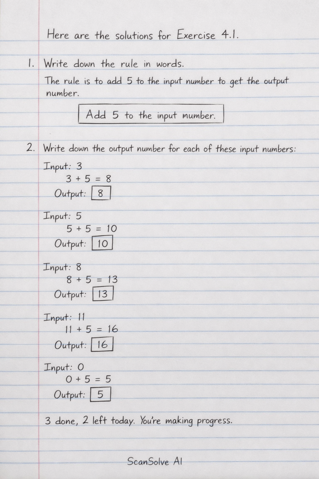 Handwritten step-by-step solution preview