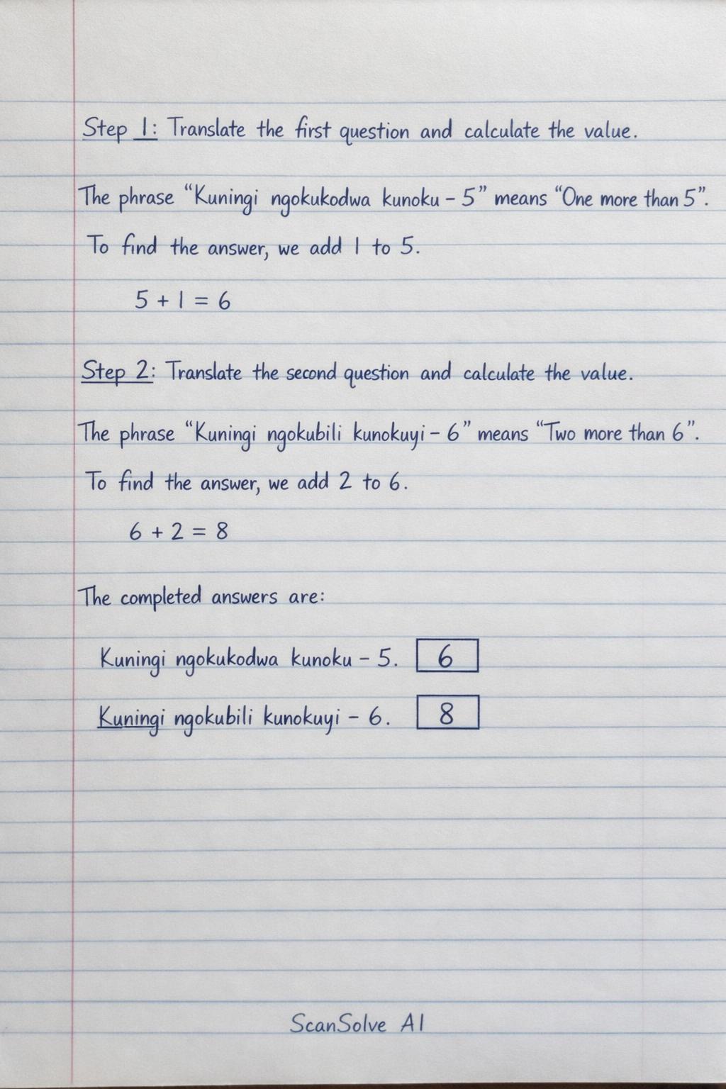 Handwritten step-by-step solution preview